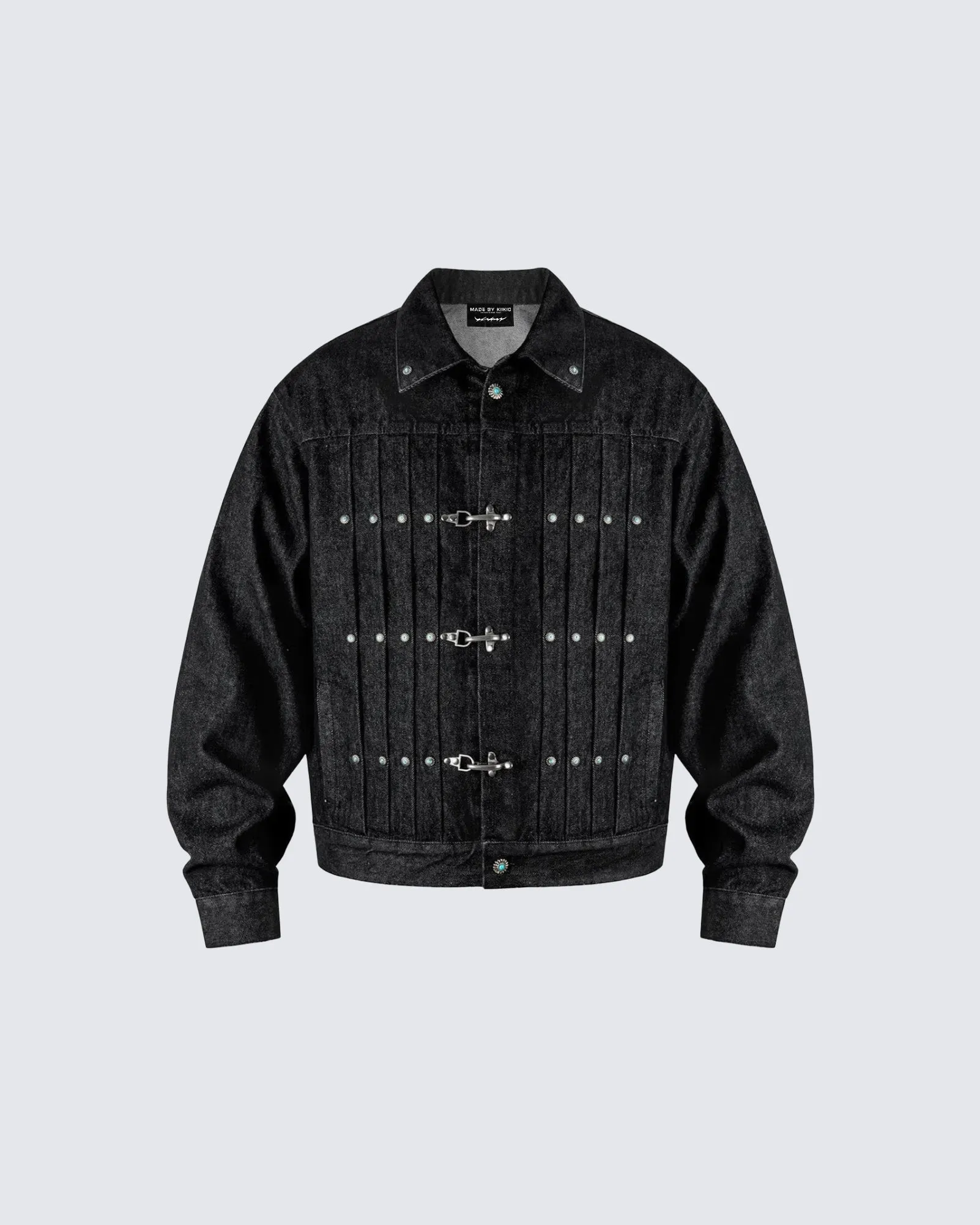Vintage Flight Buckle Denim Jacket sold by KIIKIO