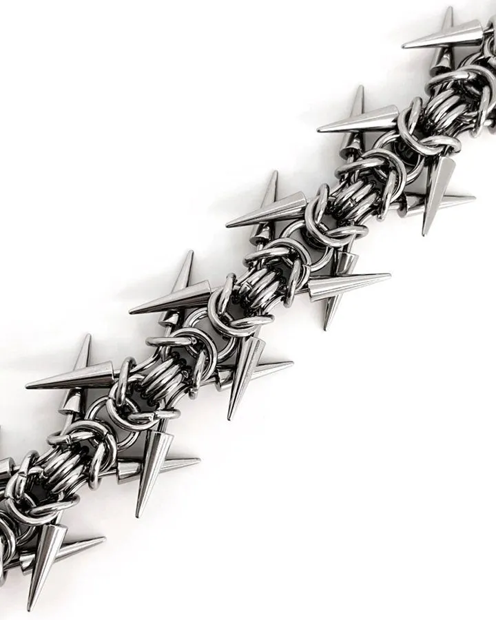 New Punk Spike Chain Bracelet sold by KIIKIO product image thumbnail 5