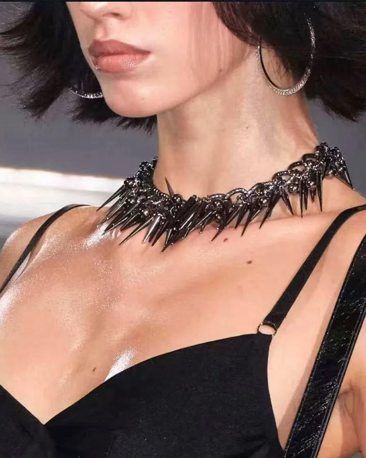 Studded Bead Tassel Abaya Necklace sold by KIIKIO product image thumbnail 5