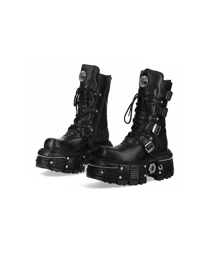New High-Top Buckled Gothic Boots sold by KIIKIO product image thumbnail 3