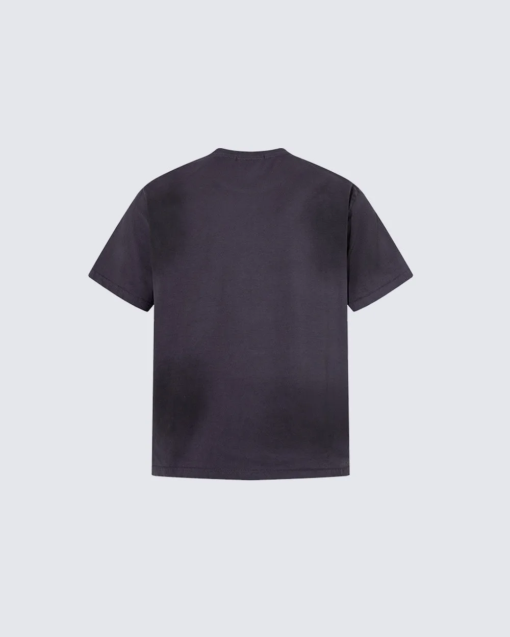 Retro-Style Washed Print Casual Short-Sleeved T-Shirt sold by KIIKIO product image thumbnail 4