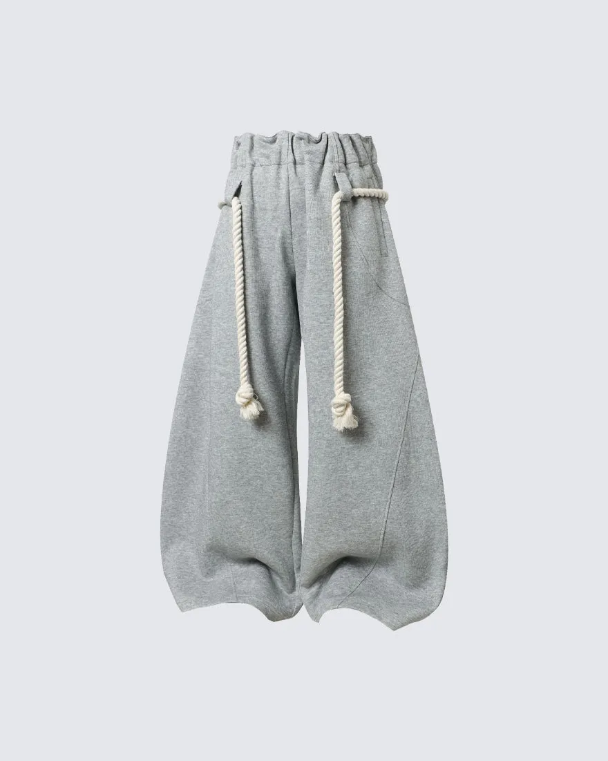 New Casual Relaxed Curved Wide-Leg Pants sold by KIIKIO