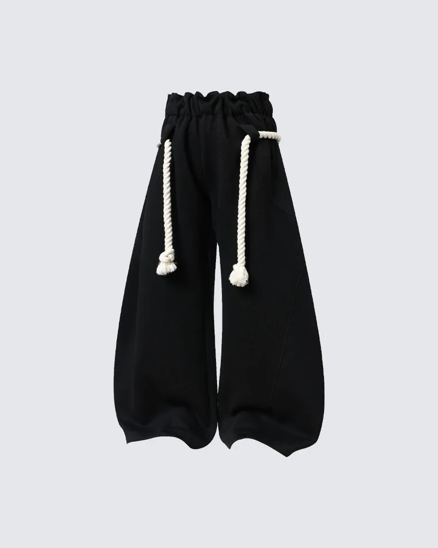 New Casual Relaxed Curved Wide-Leg Pants sold by KIIKIO product image thumbnail 4