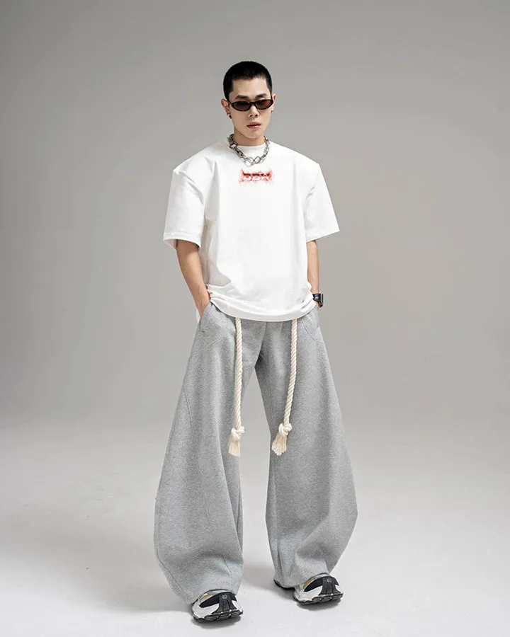 New Casual Relaxed Curved Wide-Leg Pants sold by KIIKIO product image thumbnail 3