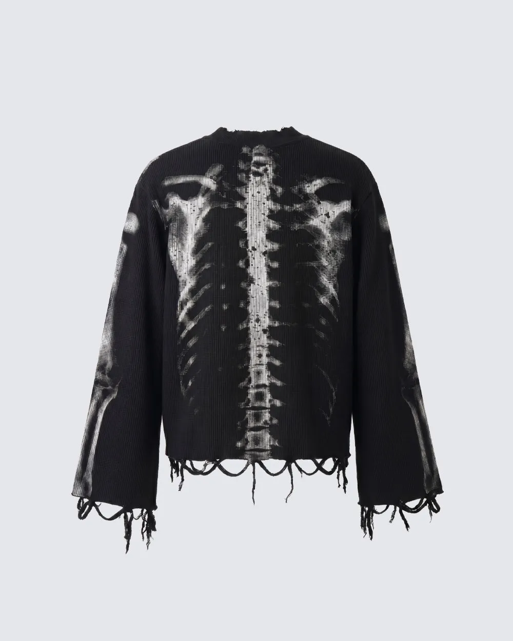 American High Street Dark Skeleton Long Sleeve T-Shirt sold by KIIKIO product image thumbnail 2