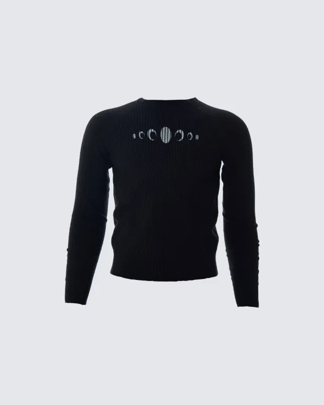 New Vintage Slim-Fit Knit Long Sleeve Sweater made by KIIKIO