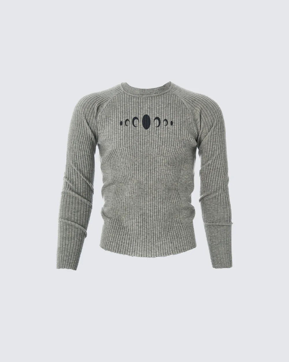 New Vintage Slim-Fit Knit Long Sleeve Sweater sold by KIIKIO product image thumbnail 4