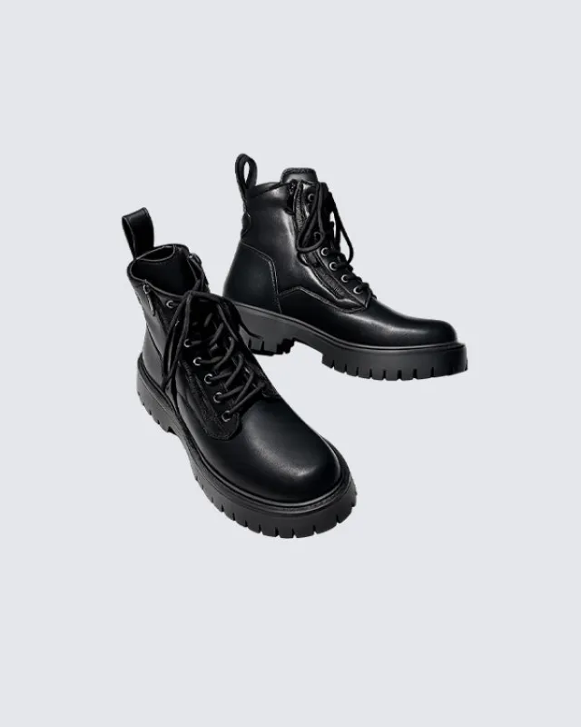 Side-Zip Workwear Martin Boots New made by KIIKIO