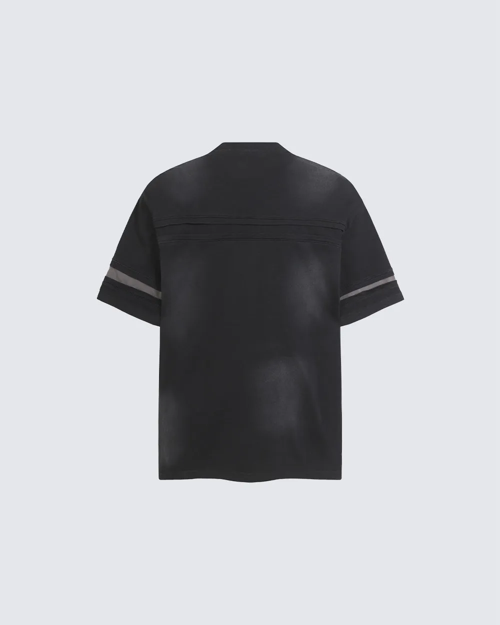 American Utility Contrast Panel Boxy New Tee sold by KIIKIO product image thumbnail 3