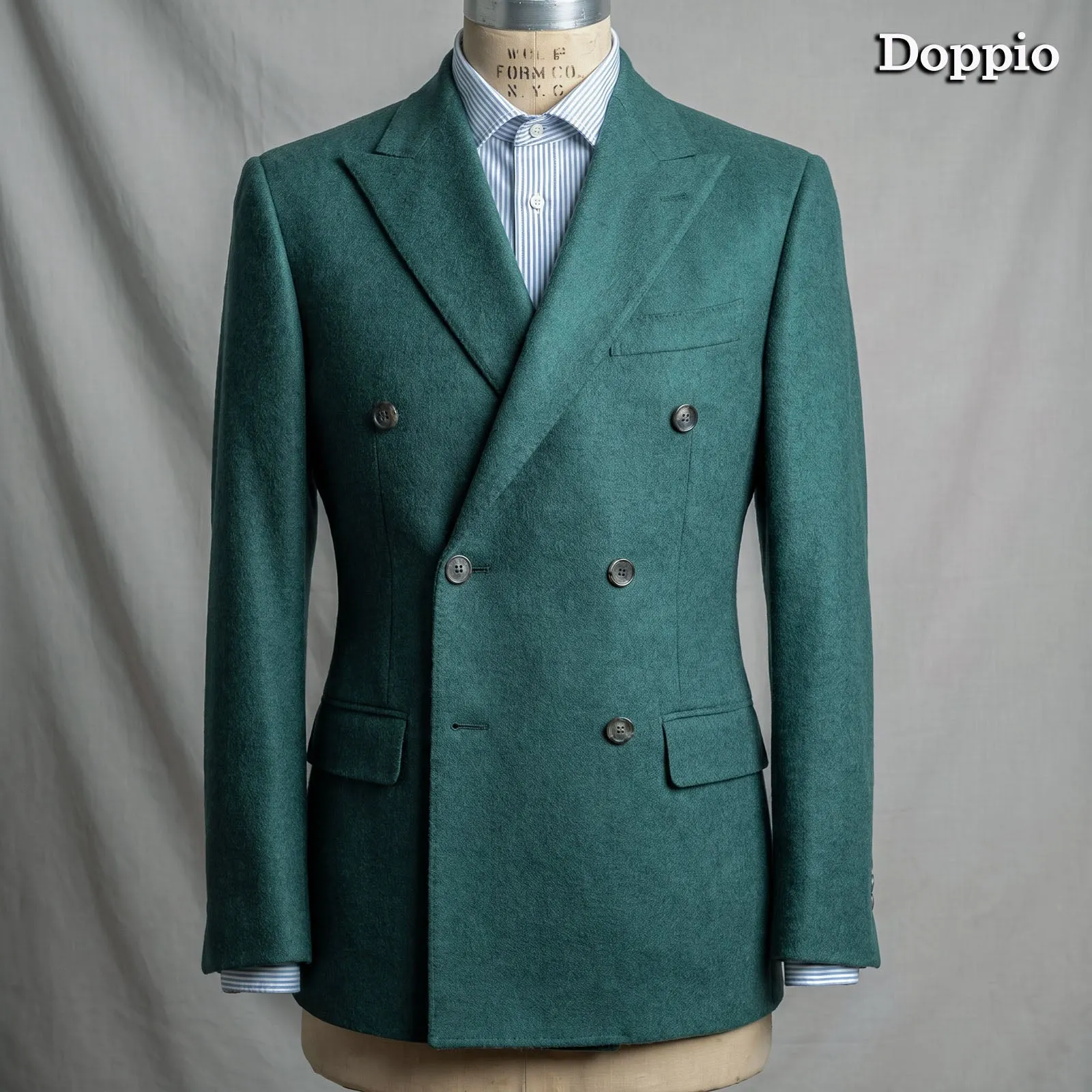 Custom Suits & Sportcoats Racing Green Pure Camel Hair sold by Epaulet Brand product image thumbnail 4