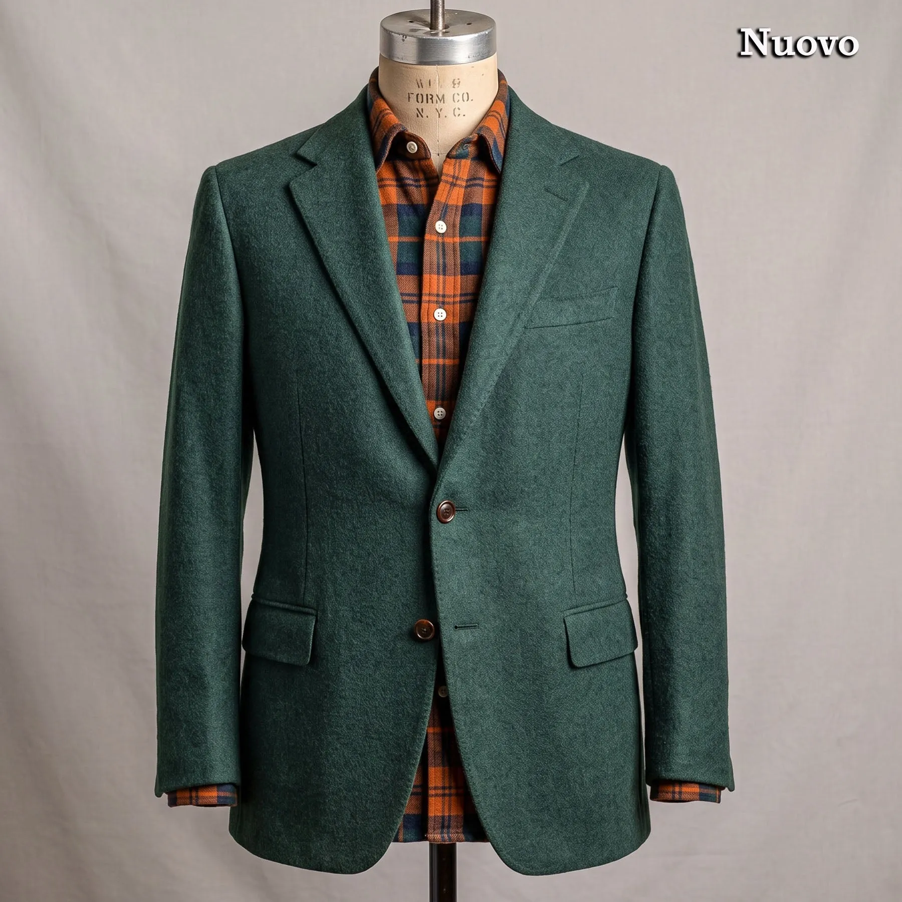 Custom Suits & Sportcoats Racing Green Pure Camel Hair sold by Epaulet Brand product image thumbnail 3