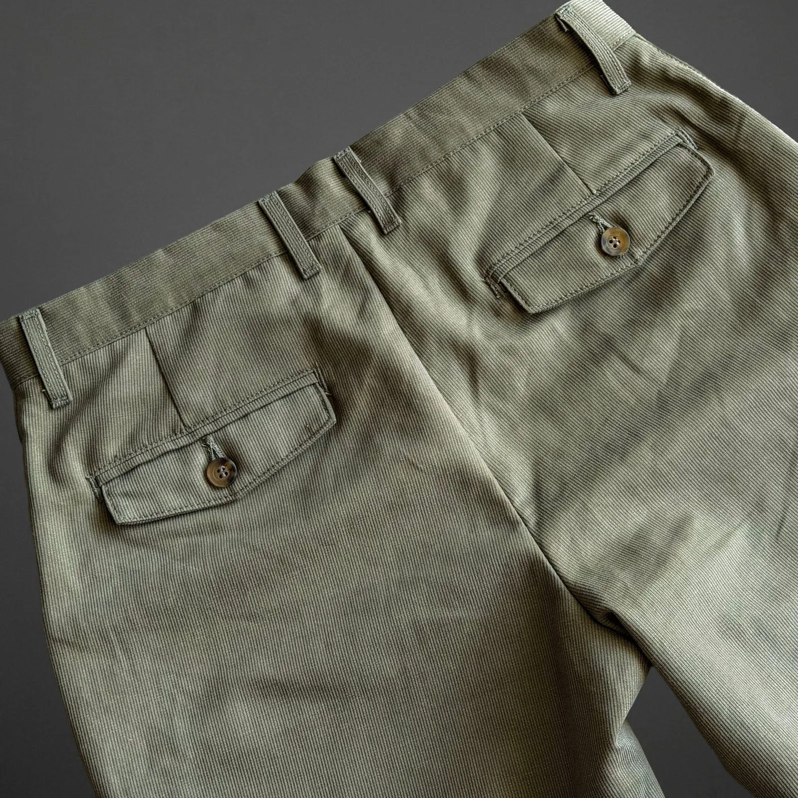 Fairfax Easy Fit Chinos Field Olive Drab Bedford Cord sold by Epaulet Brand product image thumbnail 4
