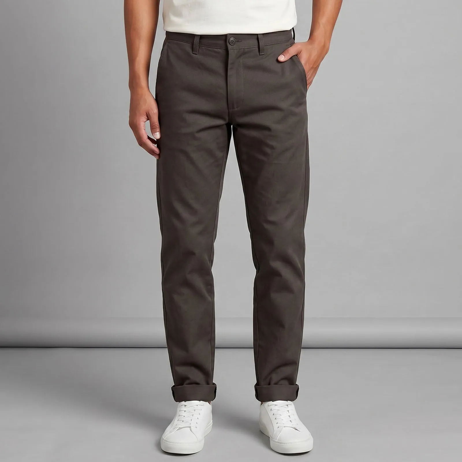 Rivet Chino Mushroom 8oz Italian Twill sold by Epaulet Brand