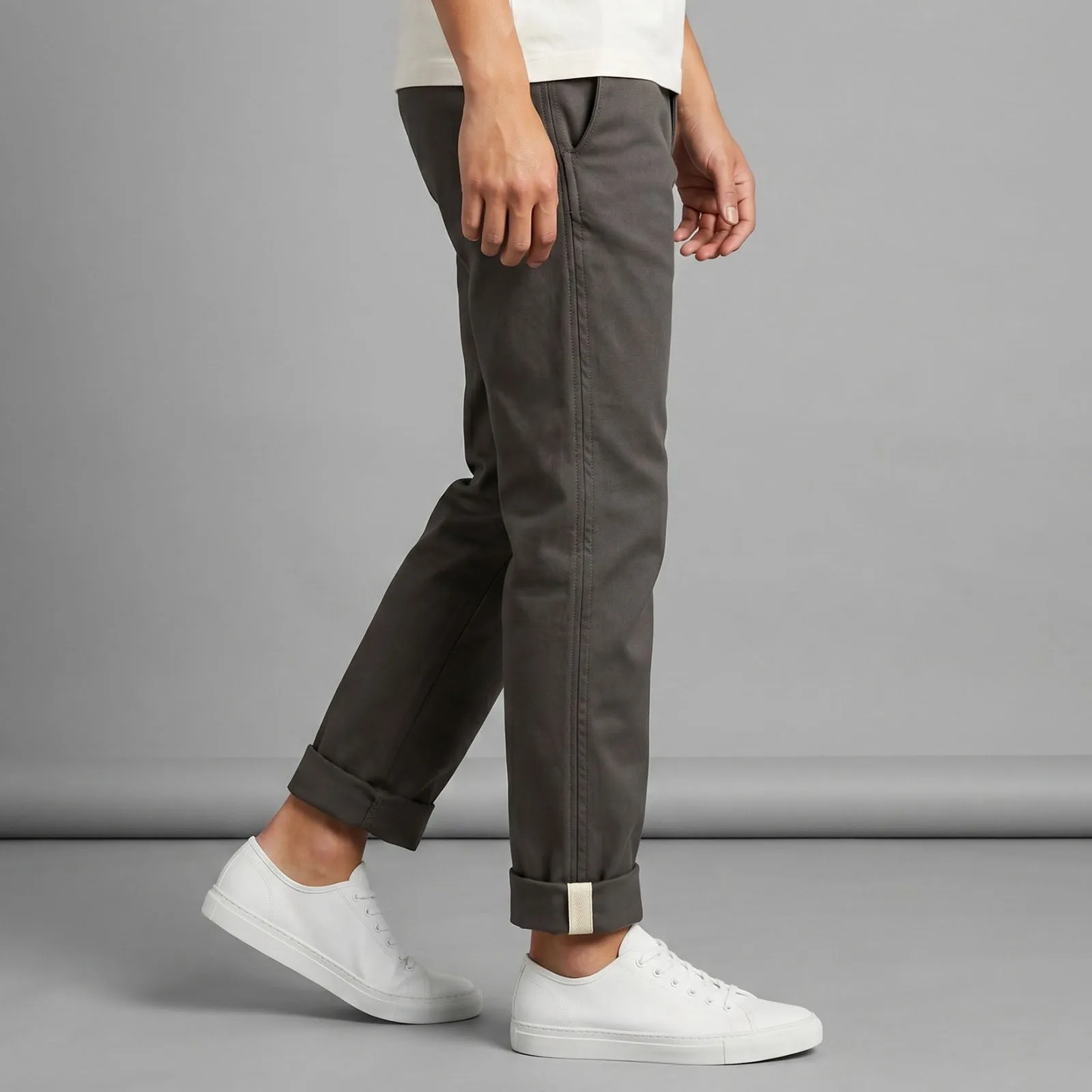 Rivet Chino Mushroom 8oz Italian Twill sold by Epaulet Brand product image thumbnail 4