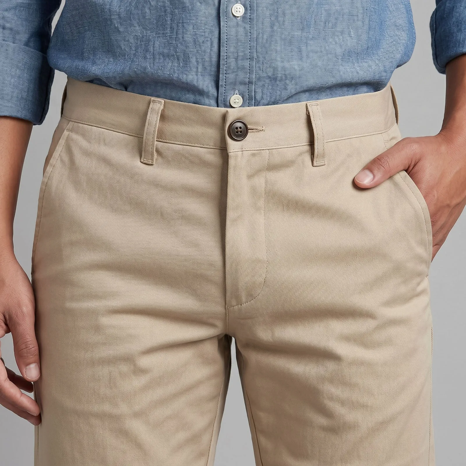 Rivet Chino Stone Tropical 6oz Twill sold by Epaulet Brand product image thumbnail 2