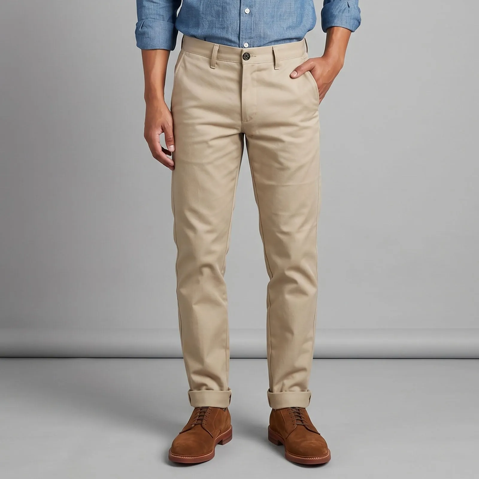 Rivet Chino Stone Tropical 6oz Twill sold by Epaulet Brand
