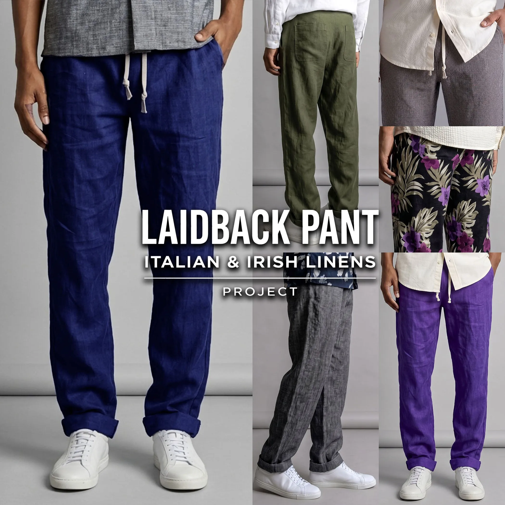 Laidback Pant Italian & Irish Linens Project sold by Epaulet Brand