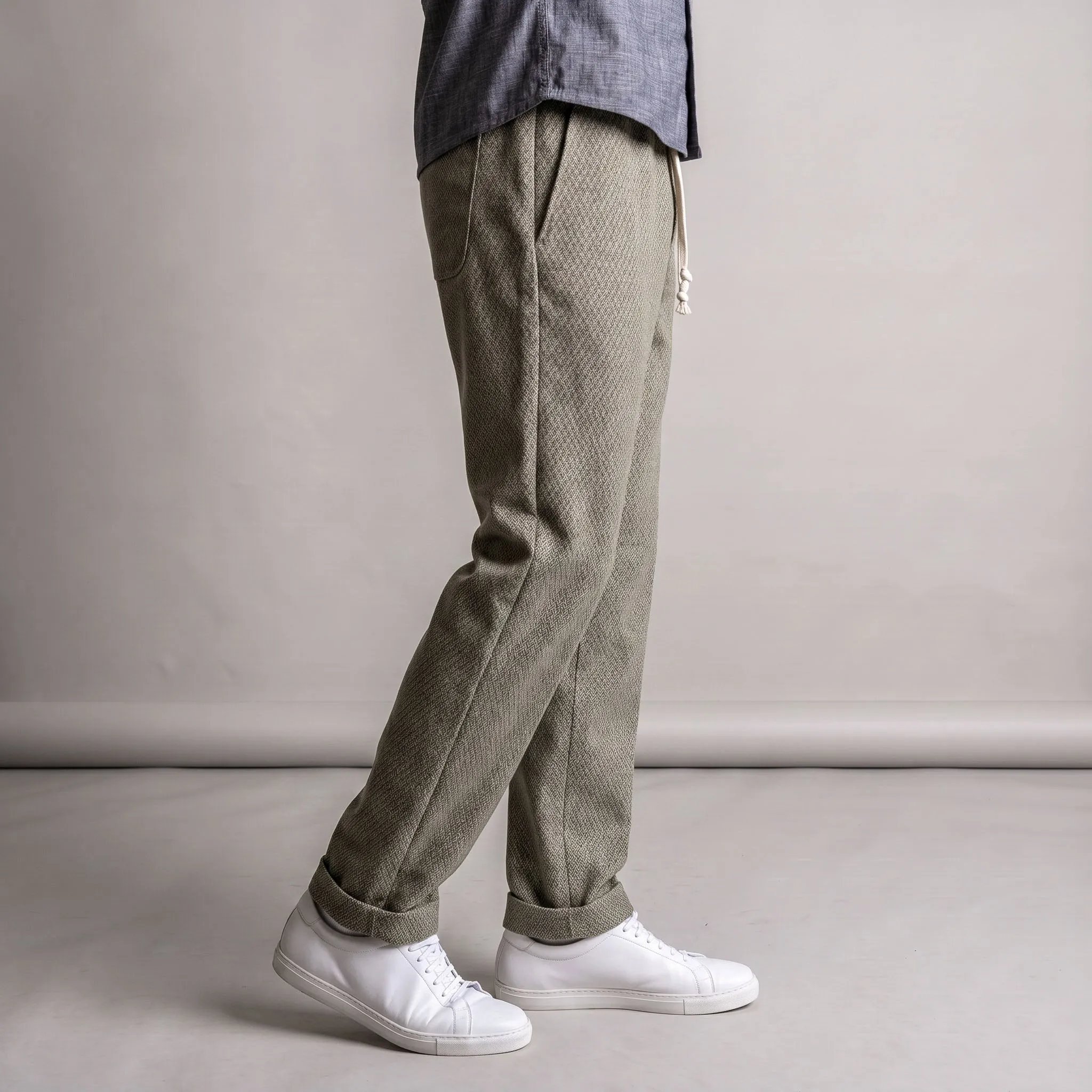 Laidback Pant Herringbone Cotton-Wool sold by Epaulet Brand product image thumbnail 2