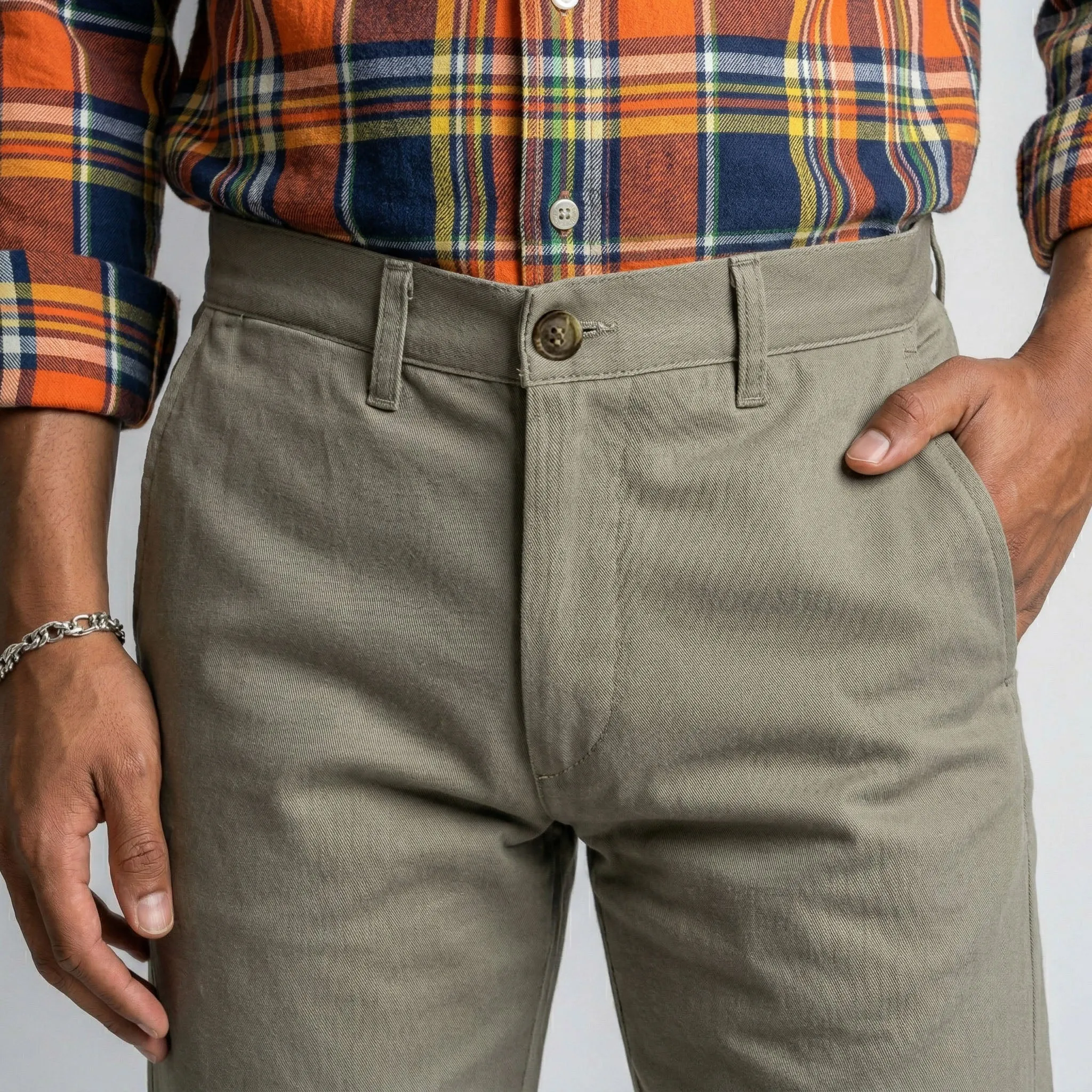 Rivet Chino Sanded Stone 10oz Backpacker Canvas sold by Epaulet Brand product image thumbnail 2