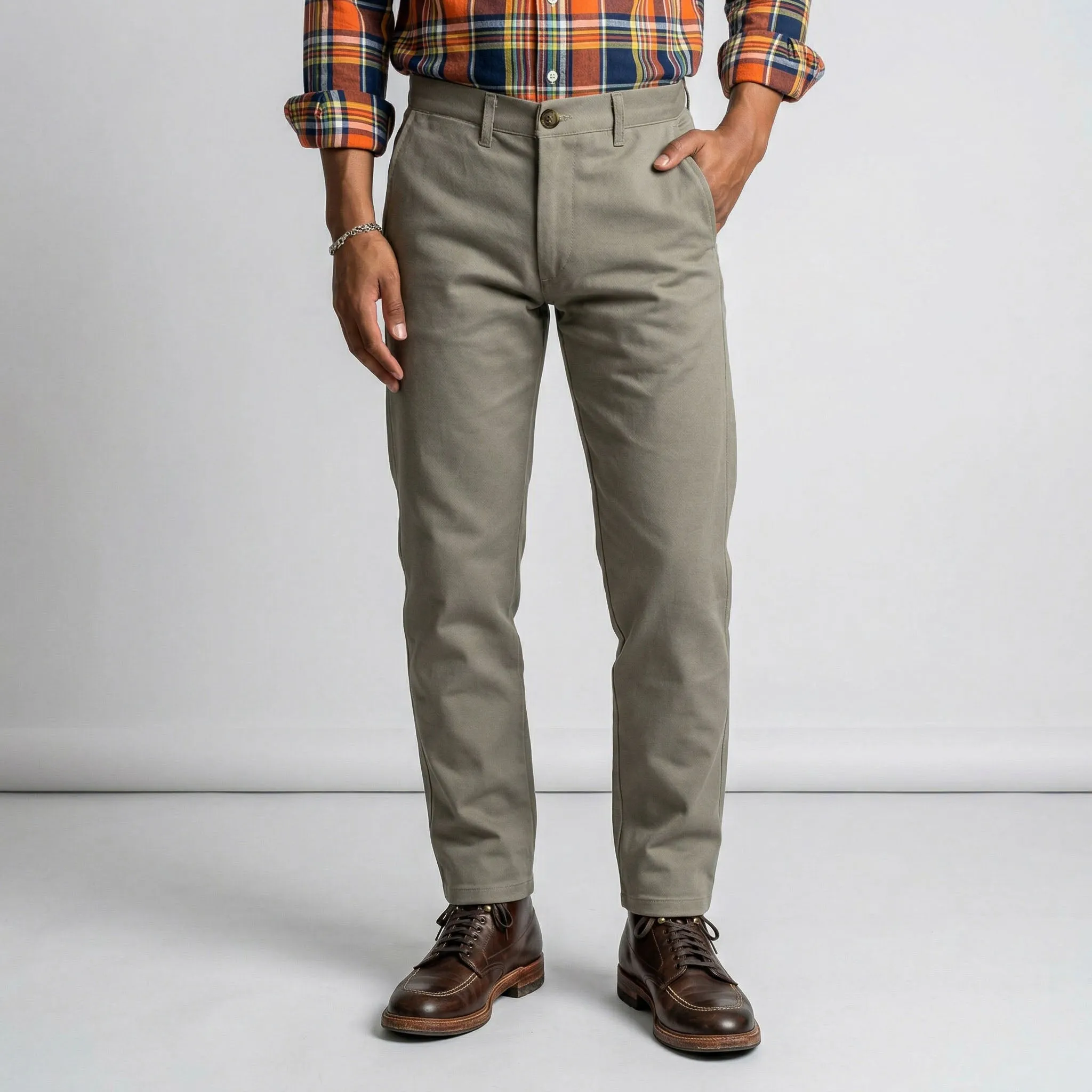 Rivet Chino Sanded Stone 10oz Backpacker Canvas sold by Epaulet Brand