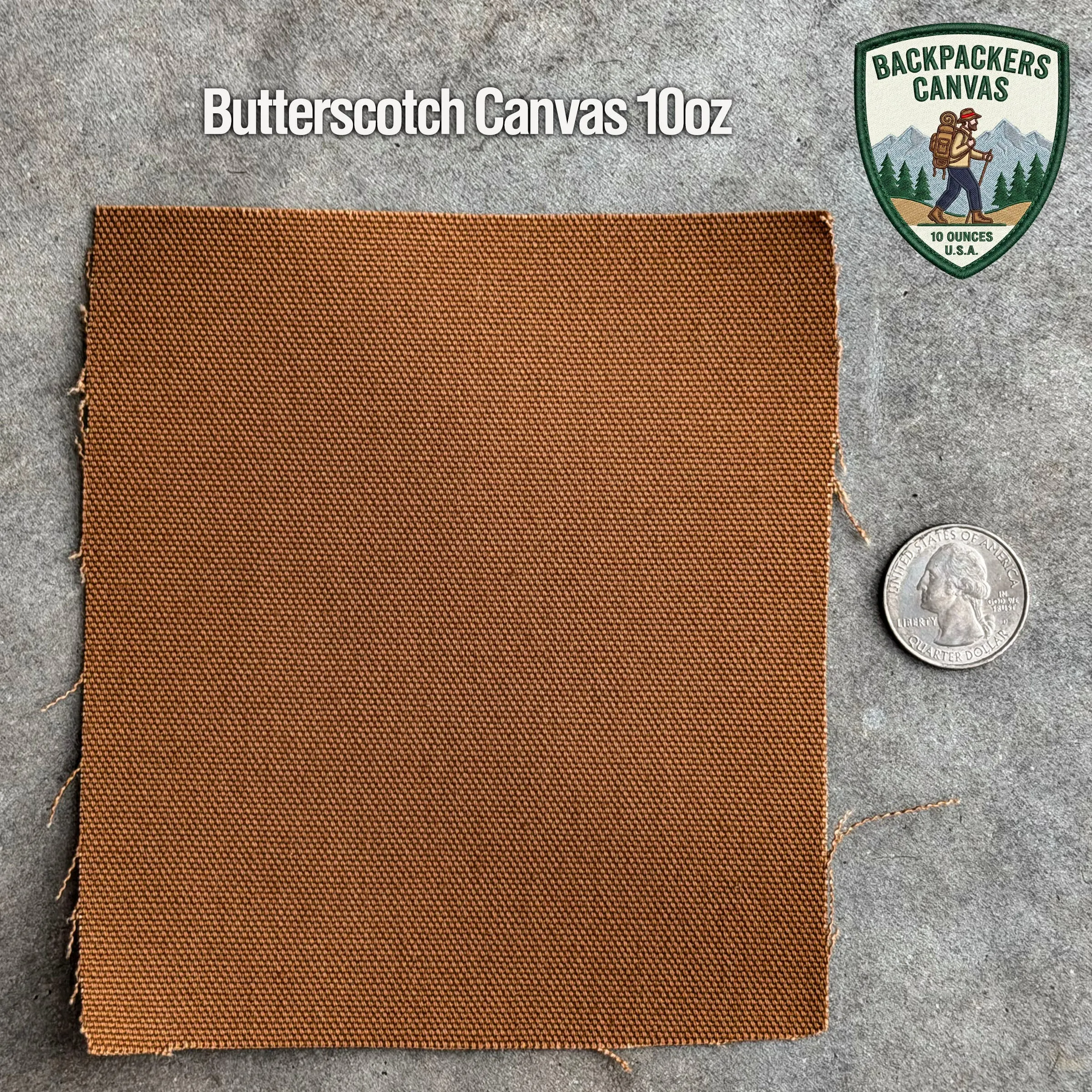 Rivet Chino Butterscotch 10oz Backpacker Canvas sold by Epaulet Brand product image thumbnail 3