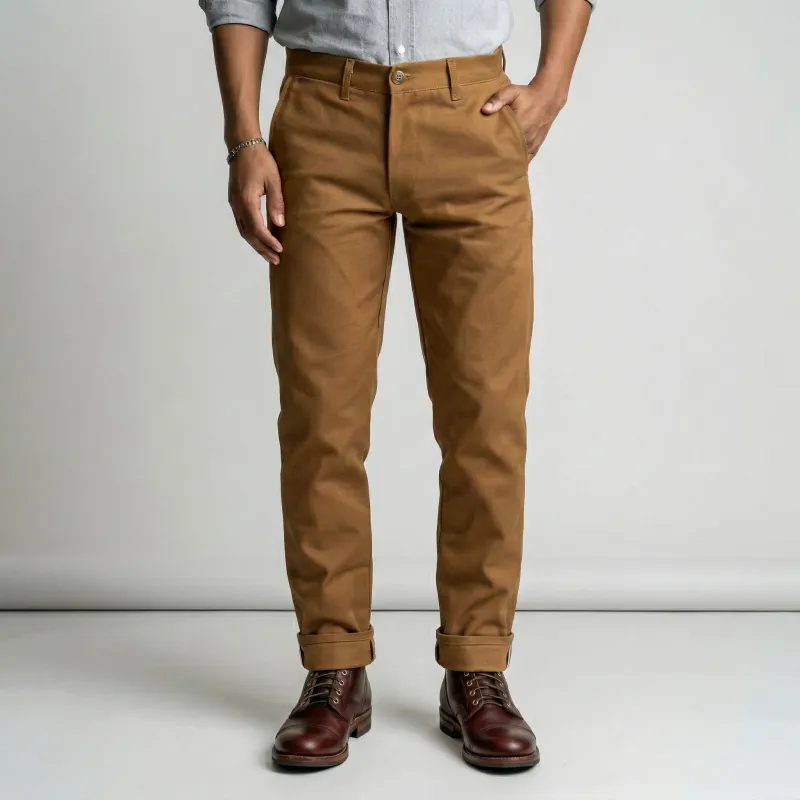 Rivet Chino Butterscotch 10oz Backpacker Canvas made by Epaulet Brand