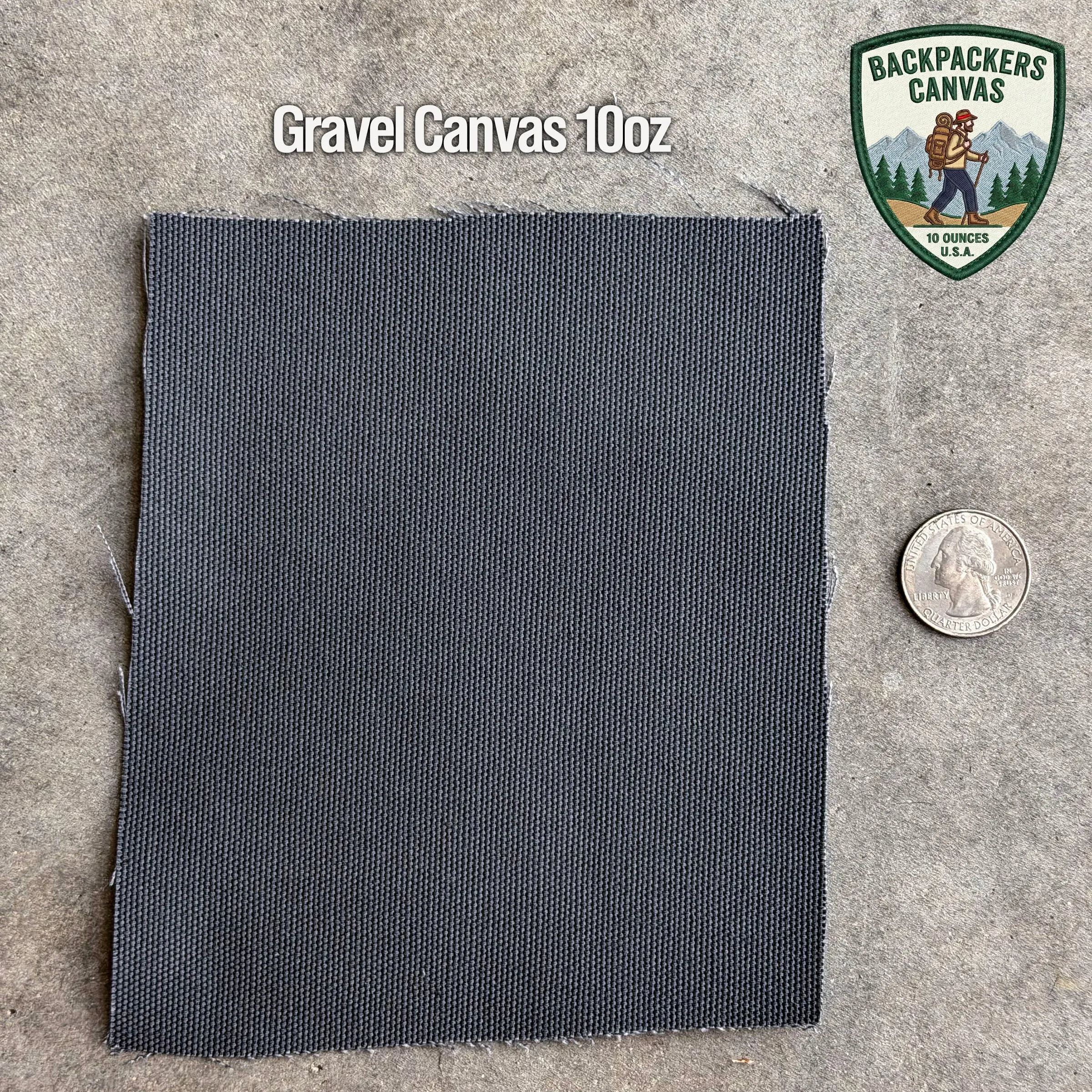 Rivet Chino Gravel 10oz Backpacker Canvas sold by Epaulet Brand product image thumbnail 3