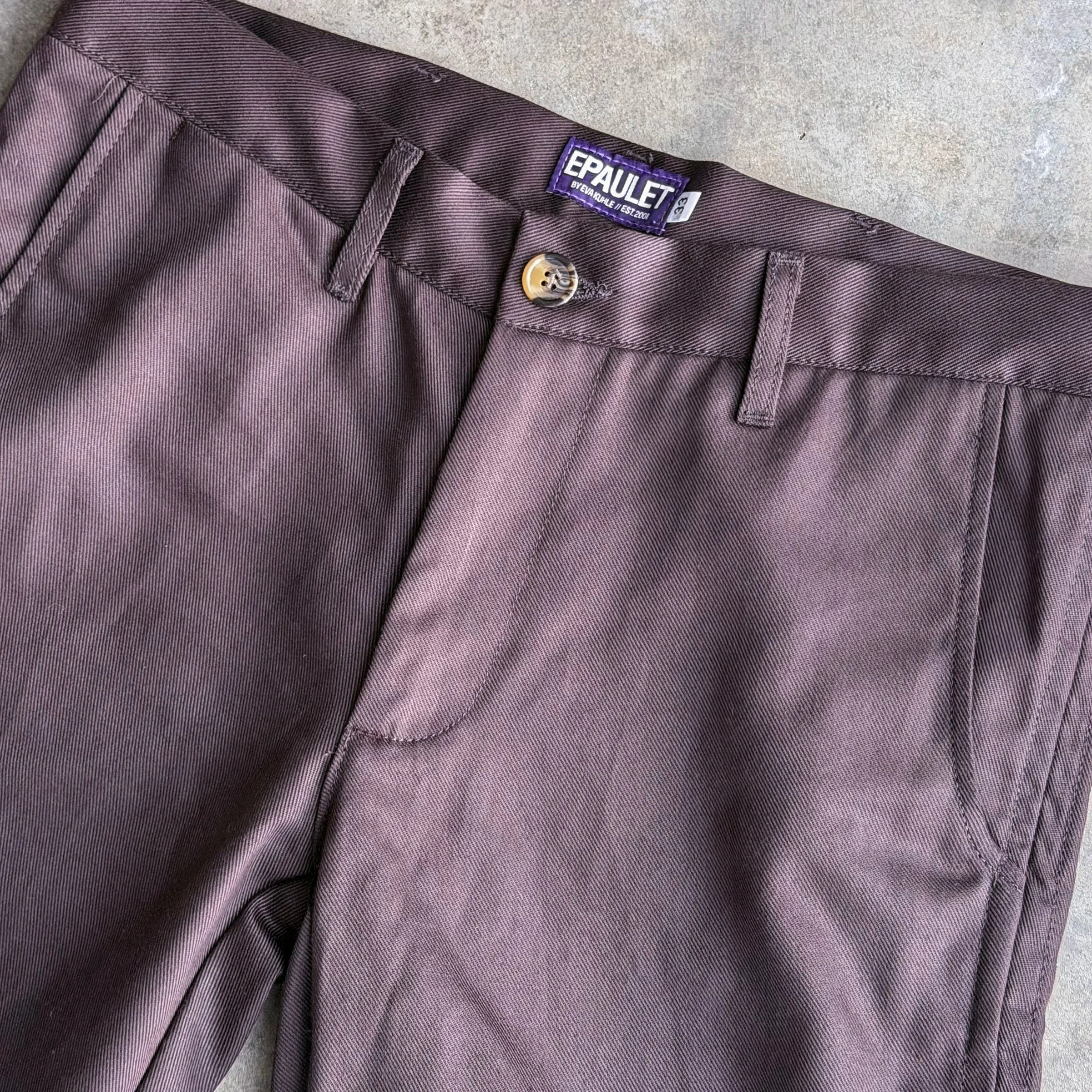 Rivet Chino Java 8oz Dragoni Cotton Twill Sz 36 sold by Epaulet Brand product image thumbnail 2