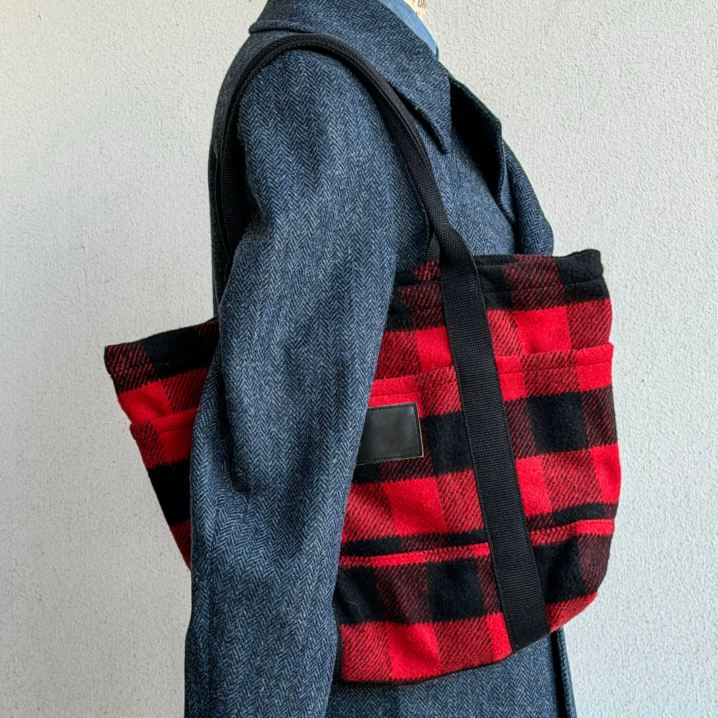 Harbor Tote Bag Rob Roy Tartan Tweed sold by Epaulet Brand