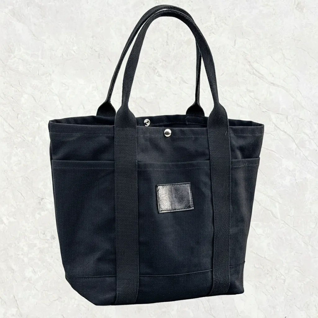 Harbor Tote Bag Blackout Duck Canvas sold by Epaulet Brand product image thumbnail 2