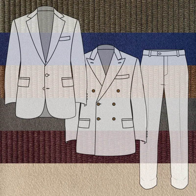 Custom Suits & Sportcoats Heavyweight UK Moleskin & Corduroy made by Epaulet Brand