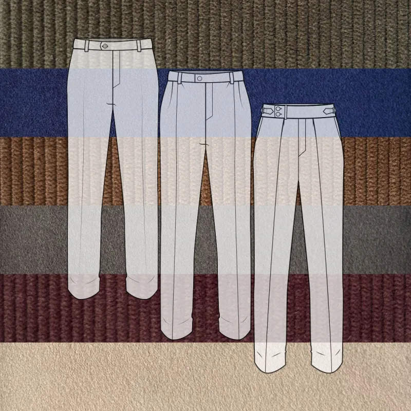 Custom Trousers Heavyweight UK Moleskin & Corduroy made by Epaulet Brand