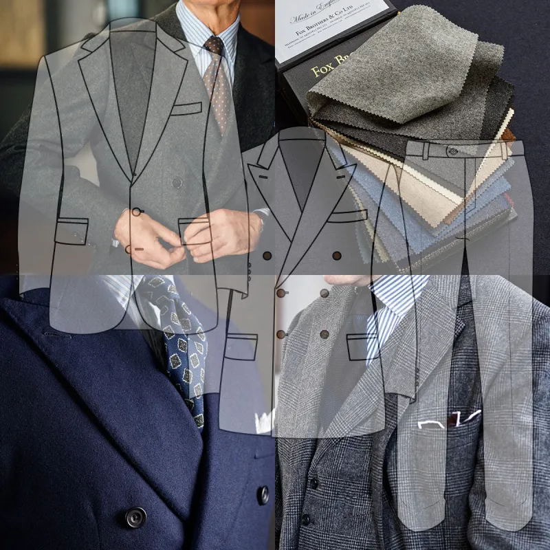 Custom Suits & Sportcoats Fox Brothers Classic Flannel made by Epaulet Brand