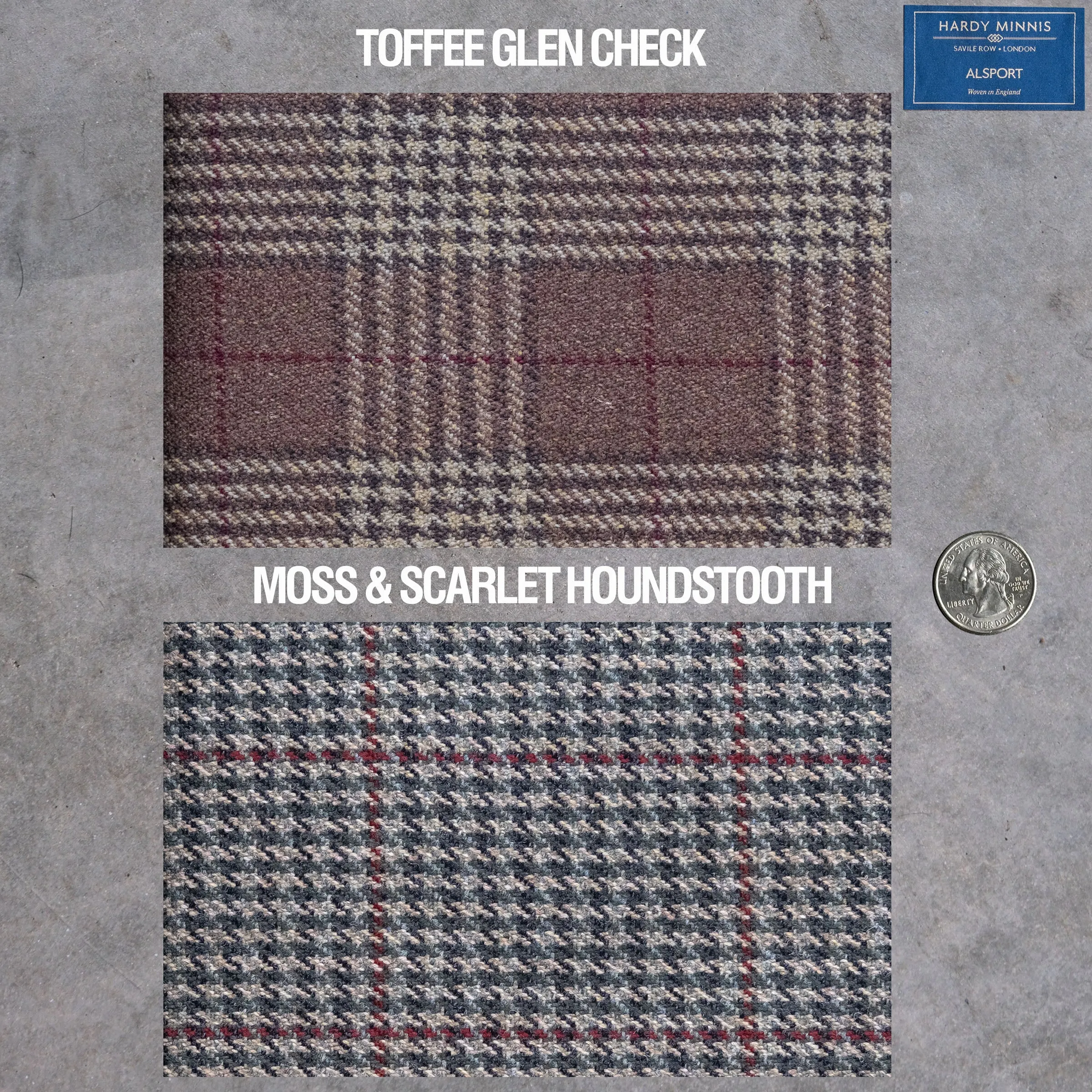 Custom Overcoats Heavyweight Alsport Thornproof Tweed sold by Epaulet Brand product image thumbnail 5