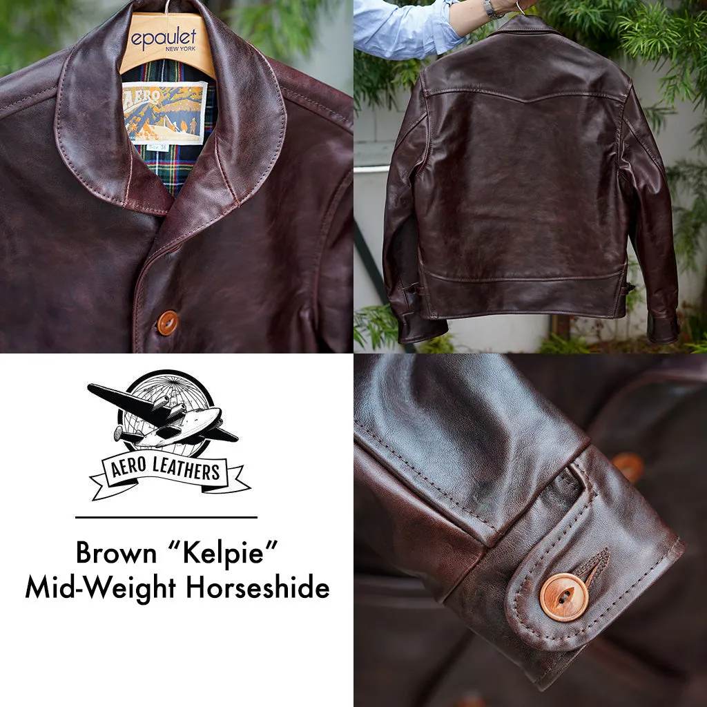 Made to Order Wool & Leather Thorpe Varsity Jacket DEPOSIT sold by Epaulet Brand product image thumbnail 4
