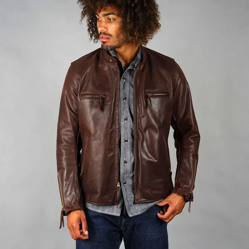 Made to Order Leather Cafe Racer Jacket DEPOSIT made by Epaulet Brand