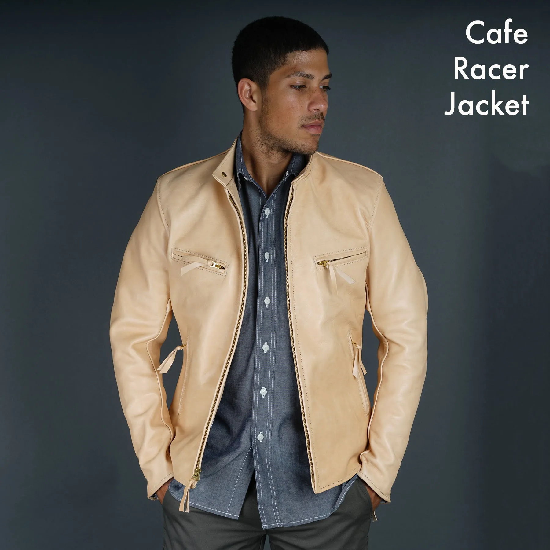 Custom Unfinished Horsehide Leather Jacket Project Deposit sold by Epaulet Brand product image thumbnail 2