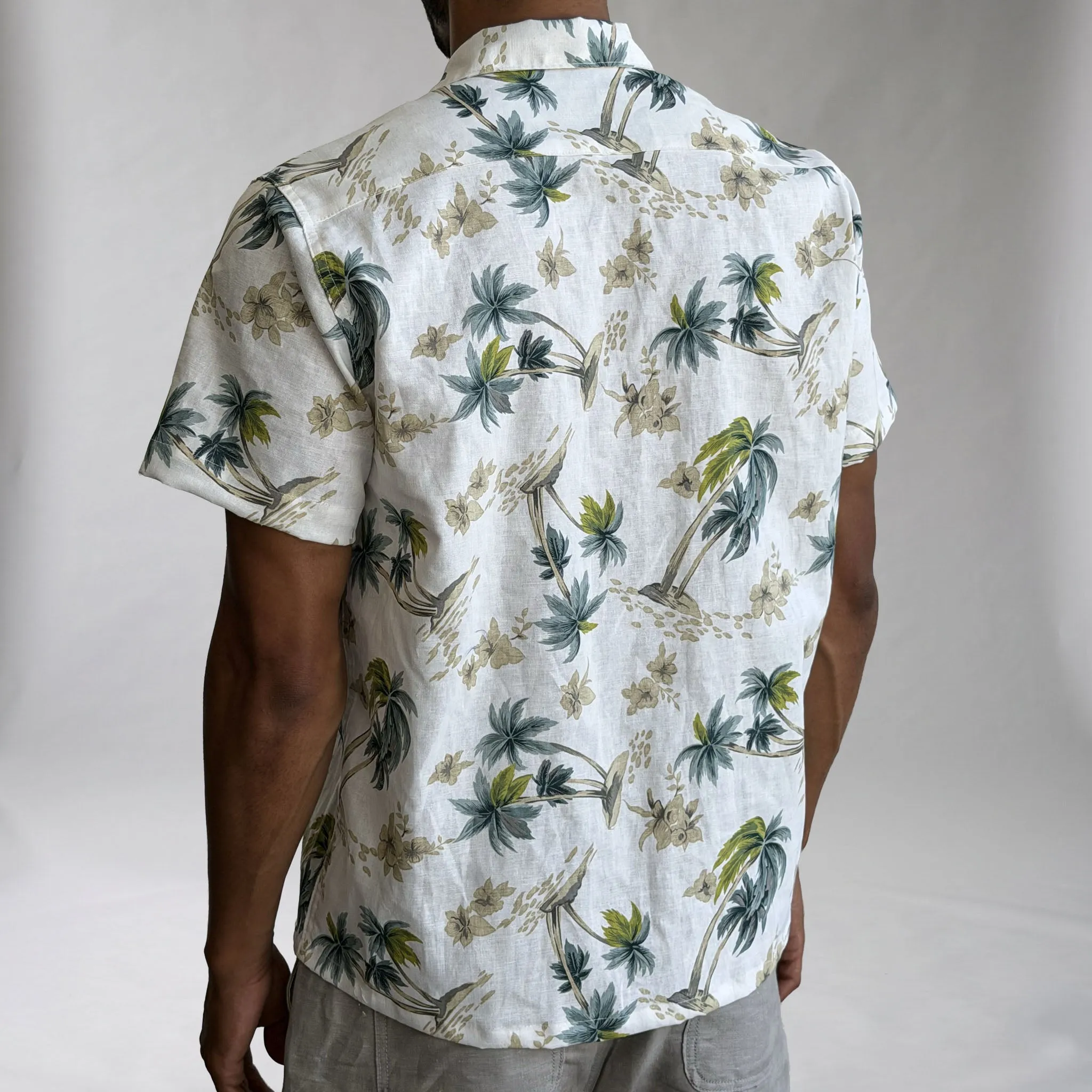 Riviera Pelican Island Linen Short Sleeve Shirt sold by Epaulet Brand product image thumbnail 2