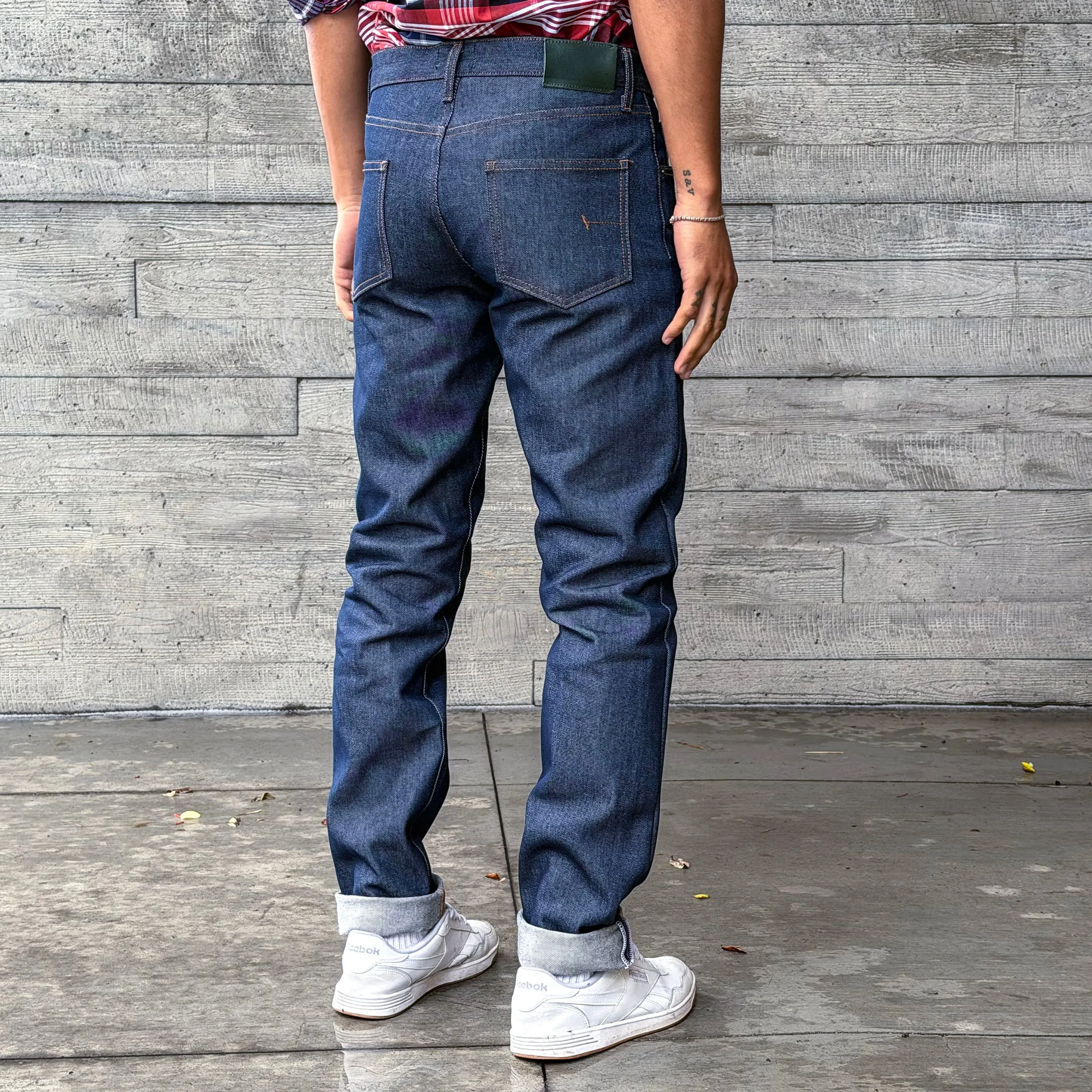 Rivet Jean Cone Mills 14oz Vintage Blue Denim sold by Epaulet Brand product image thumbnail 4