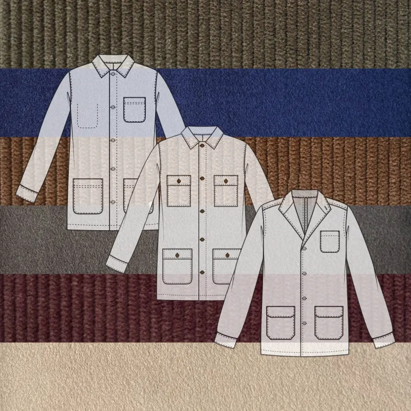 Custom Doyle, Teba, and Field Jackets Heavyweight UK Moleskin & Corduroy made by Epaulet Brand