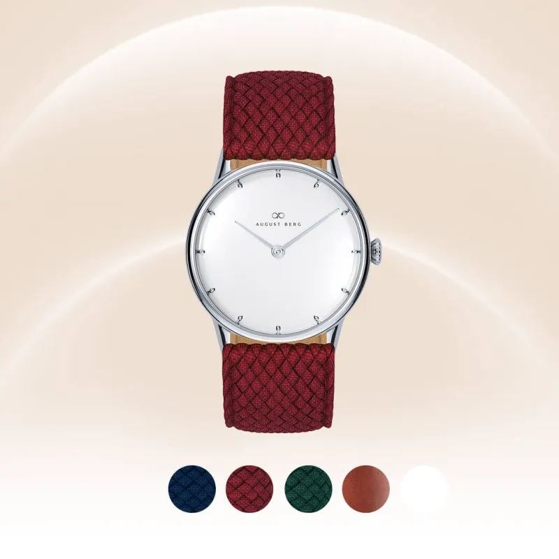 Serenity Silver & Rose Gold, 32mm sold by August Berg