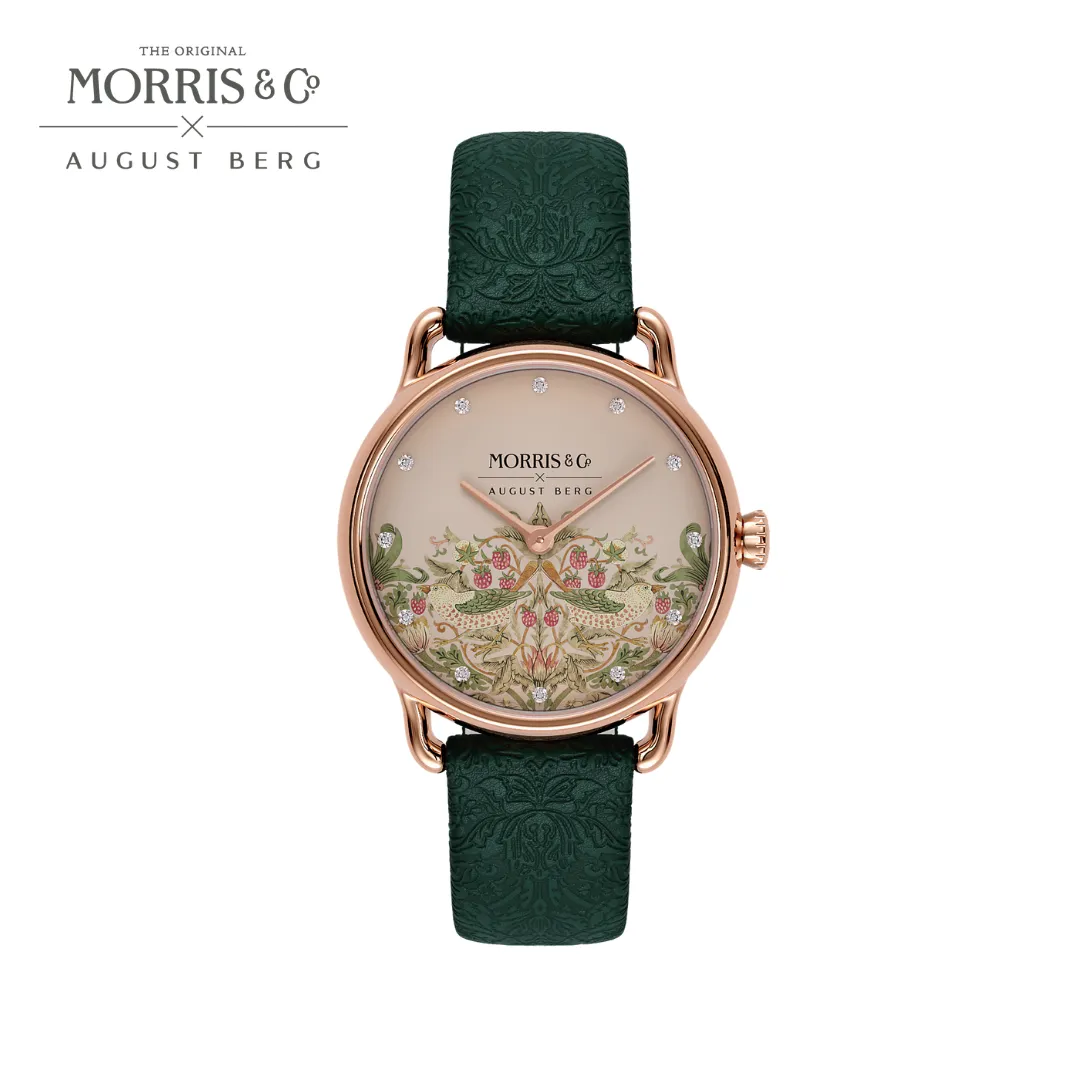 Petite Strawberry Thief Fennel sold by August Berg product image thumbnail 5