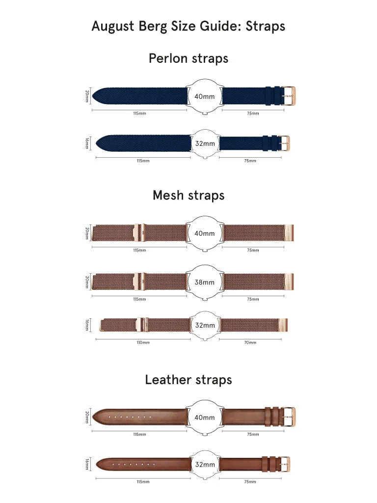 Gold Mesh Strap sold by August Berg product image thumbnail 2
