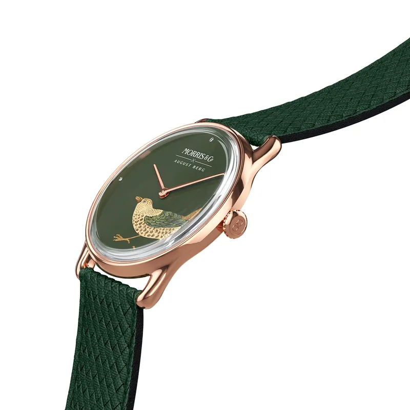 Strawberry Thief Bird Fennel sold by August Berg product image thumbnail 2