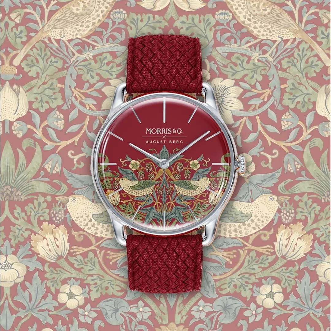 Strawberry Thief Crimson sold by August Berg product image thumbnail 2