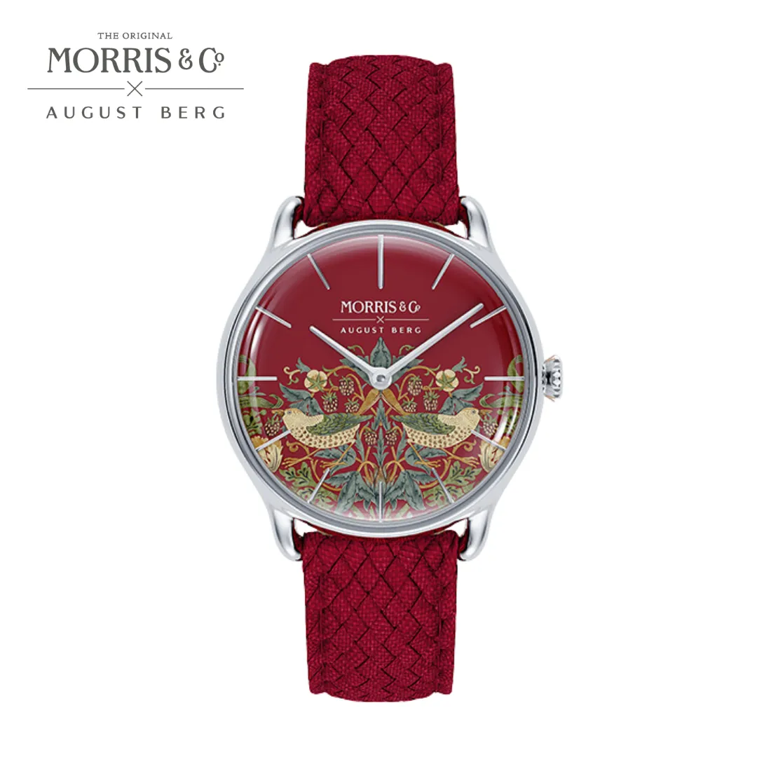 Strawberry Thief Crimson sold by August Berg product image thumbnail 5