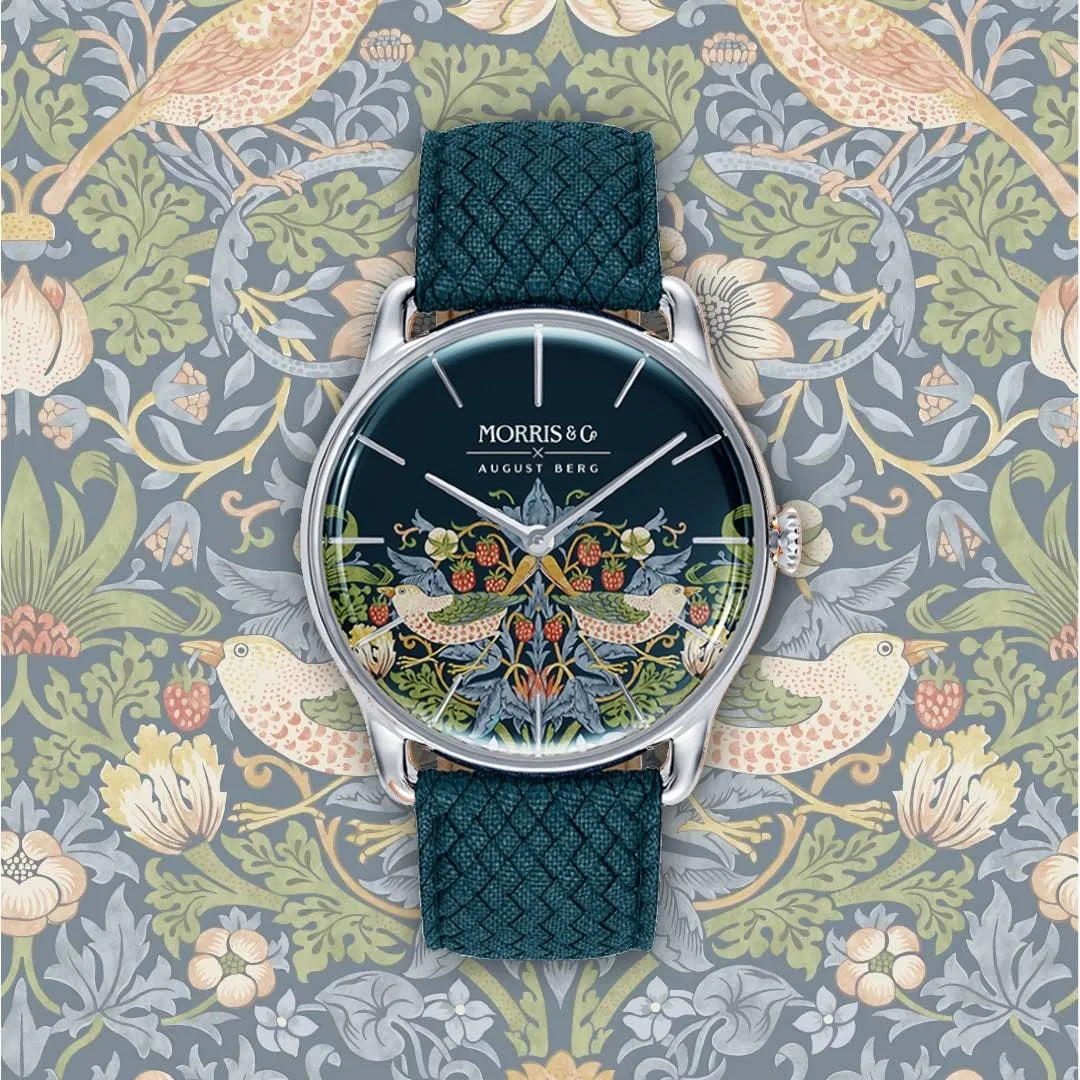 Strawberry Thief Indigo sold by August Berg product image thumbnail 2