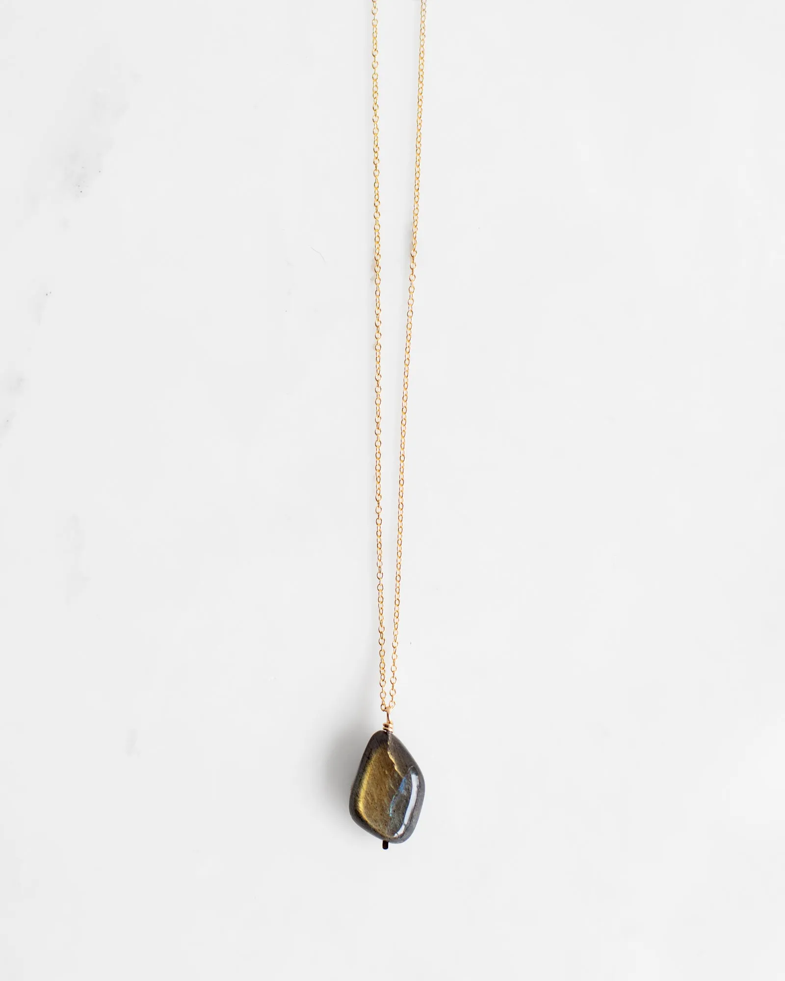 Labradorite Drop Necklace sold by Mary MacGill product image thumbnail 2