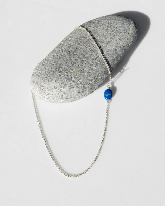 Sterling Ceruleite Chain Necklace sold by Mary MacGill