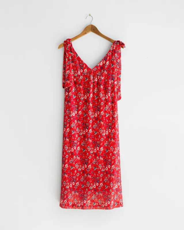 No.6 - Seine Dress in Red Wisteria sold by Mary MacGill